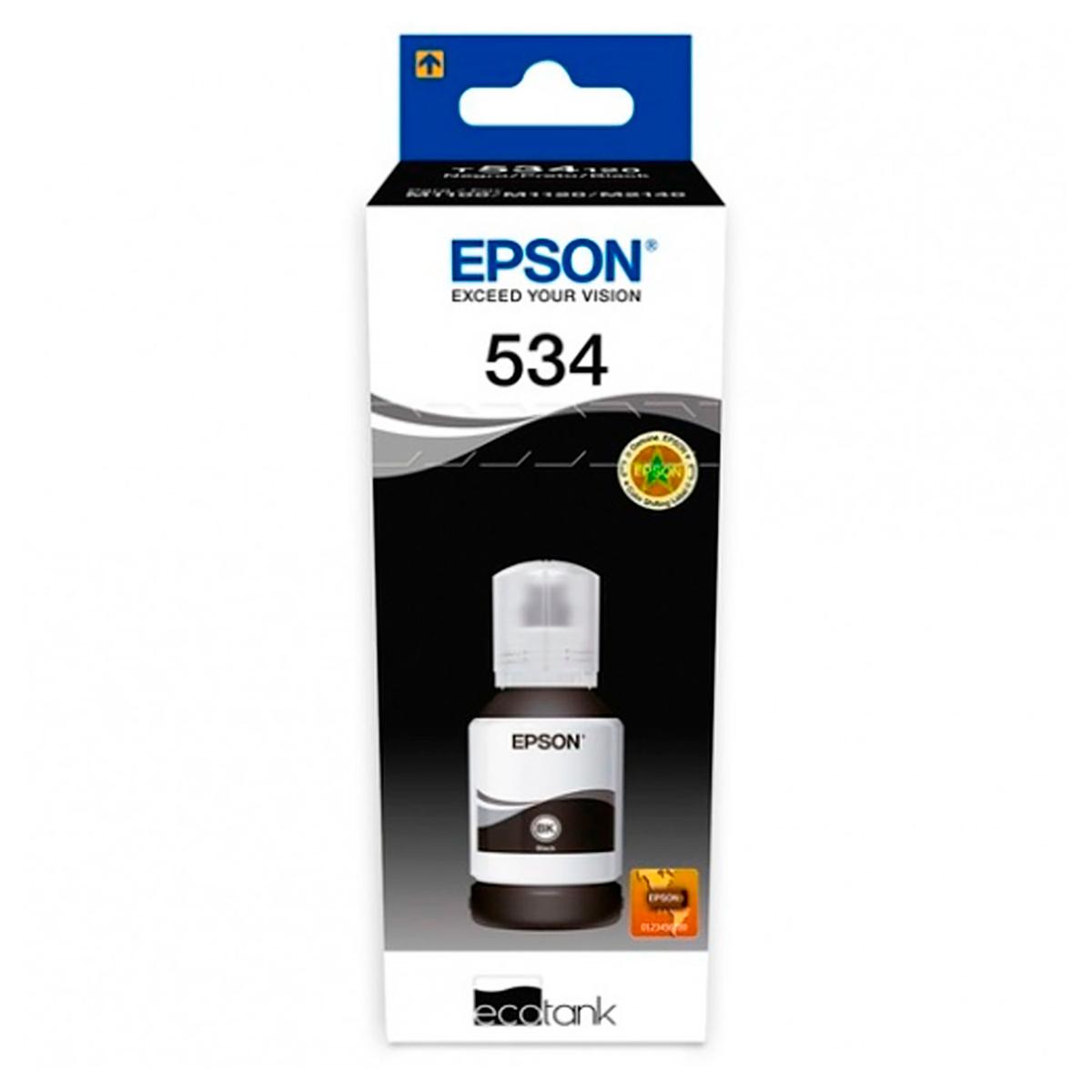 Epson T534 Tinta Para Impresora De 120ml Color Negro